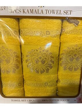 Packs of 2 Towel set 100% cotton